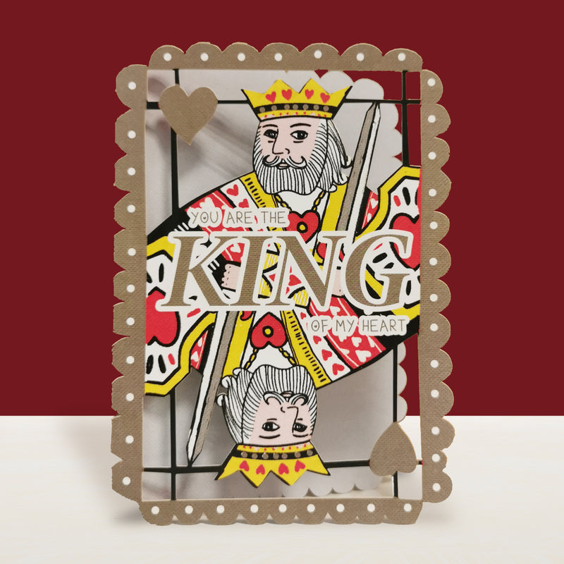 Copy of Valentine's Day card-You are the king of my heart