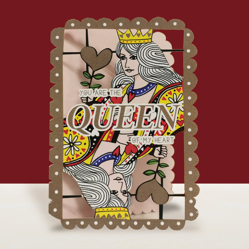Valentine's Day card-You are the queen of my heart