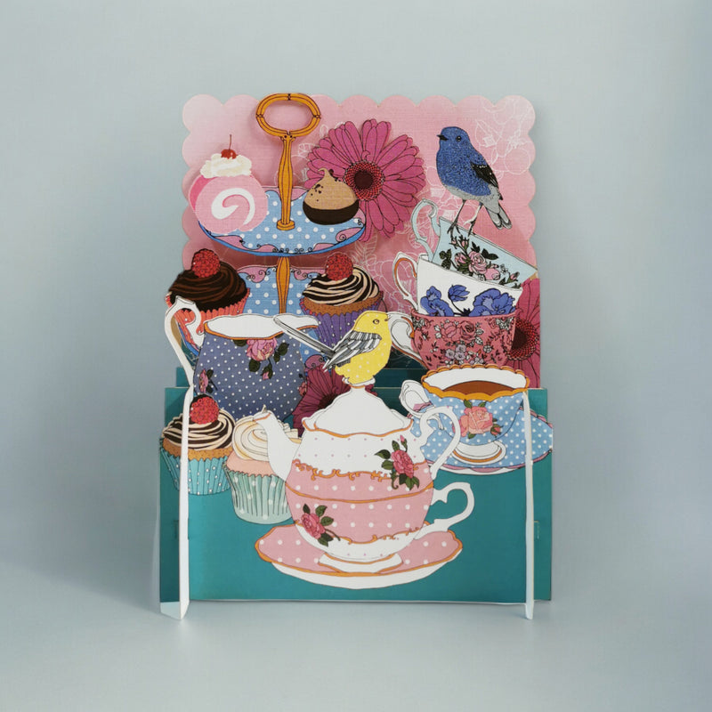 3D Tea Pop Up Card