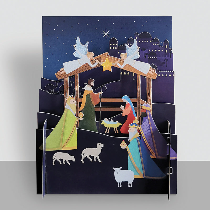 Christmas pop up card - Nativity
