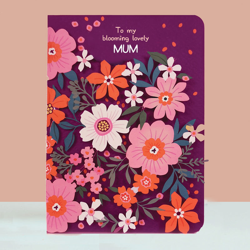 Mother's Day card- flowers mum blooming