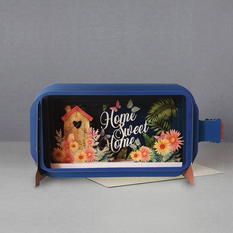 Message in a bottle pop up cards - New home