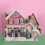 Paper cut art card - house
