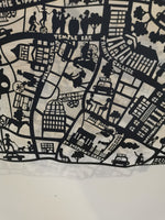 Original paper cut Dublin map